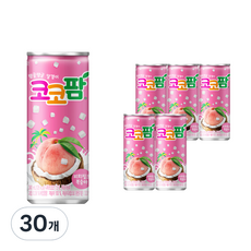 해태음료 코코팜 피치핑크 복숭아, 240ml, 30개