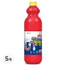  홈스타 막힌곳을 부탁해 펑펑 세정제 1L 5개 