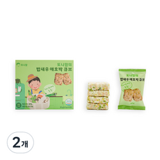 유아용 또니맘의 밥새우 애호박 큐브 동결건조 이유식 8p, 36g, 2개
