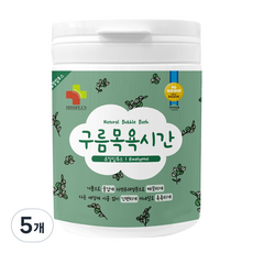 미스플러스 구름목욕시간 유아 입욕제 유칼립투스향, 500g, 5개