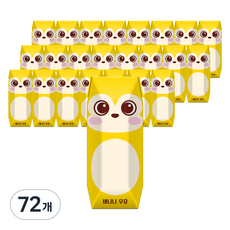 파스퇴르 꼬미루미 바나나 우유, 125ml, 72개