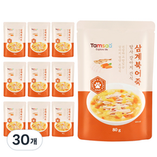 탐사 강아지 보양간식, 80g, 30개, 삼계&북어죽 80g, 30개, 삼계&북어죽