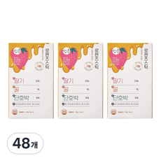 로렌츠스틱 반려동물 간식 15g, 48개, 딸기 + 꿀 + 단호박 혼합맛 - 로렌츠스틱