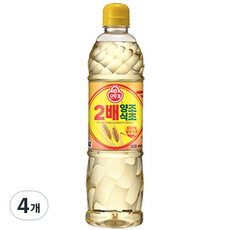 오뚜기 2배 양조식초, 900ml, 4개