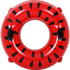 SUNNYWATER 西瓜圖案游泳圈 120cm, 1個