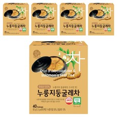 우리차 누룽지 둥굴레차, 1.5g, 40개입, 5개