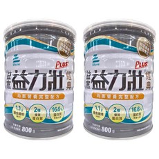 益富 益力壯Plus經典均衡營養完整配方奶粉, 800g, 2罐