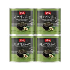 광천김 아보카도 캔김, 30g, 4개