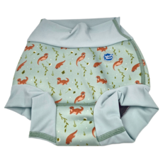 Splash About 潑寶 Happy Nappy 3D加強版游泳尿布褲 頑皮水獺 XL 游泳尿褲 防水舒適親膚透氣