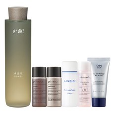 한율 세살쑥 진정 에센스 150ml + 아모레퍼시픽 기초케어 5종, 1세트