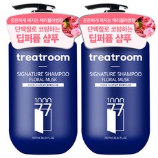 트리트룸 시그니처 대용량 퍼퓸 샴푸 플로럴머스크향, 1077ml, 2개