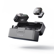 DJI Mic 3 2 TX + 1 RX + 충전 케이스 세트, DMT03(송신기) + DMR03(수신기) + DMC03(충전케이스), 혼합색상