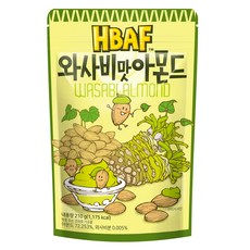 HBAF 와사비맛 아몬드, 210g, 1개