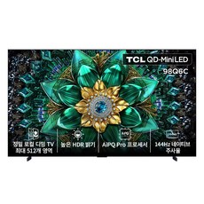 TCL 4K QD Mini LED Google TV, 247.7cm(98인치), 98Q6C, 벽걸이형, 방문설치