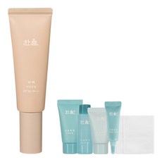한율 커버 비비크림 SPF50+ PA+++ 40ml + 한율 산들박하트러블 5종, 21호 화사한 핑크, 1세트