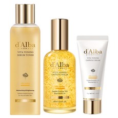 달바 비타 잡티개선 토너 180ml + 나이아신 캡슐 세럼 100ml + 나이아신 캡슐 크림 튜브형 55g 세트, 1세트