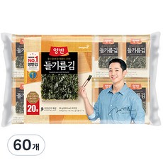 동원 양반 들기름 도시락김, 4.5g, 60개