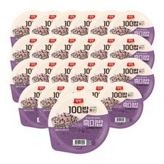 양반 100밥 흑미밥, 130g, 24개