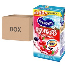 Ocean Spray 優鮮沛 蔓越莓綜合果汁，增量50cc，24入, 300ml