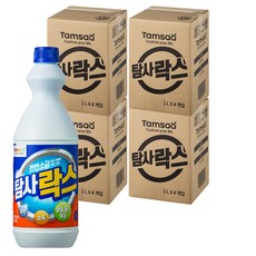 Tamsaa 漂白水, 1L, 4瓶