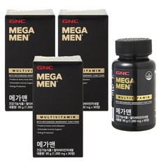 GNCMEGAMEN 멀티비타민 미네랄, 90정, 3개