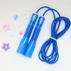 제이에프로프 트윙클 어린이 스피드 줄넘기, 파란색