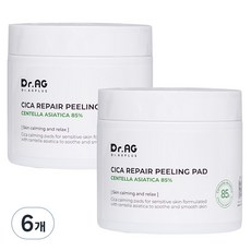 닥터에이지 시카 진정 필링패드, 60개입, 6개
