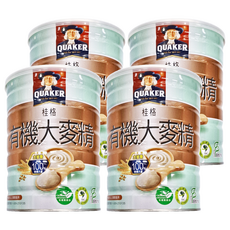 QUAKER 桂格 有機大麥精, 大麥, 500g, 4罐