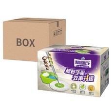 farcent 花仙子 驅塵氏 小蘋果輕巧旋轉拖把組, 1組