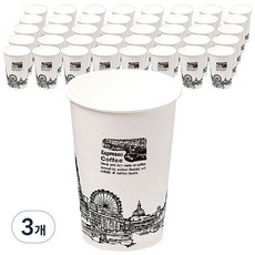 더빈썸 런던 이미지 종이컵 240ml, 100개입, 3개 100개, 3박스
