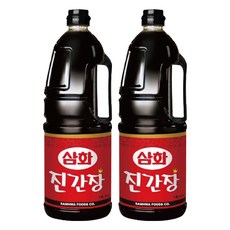 삼화식품 진간장, 1.8L, 2개