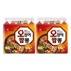 오징어짬뽕 124g, 10개 10개