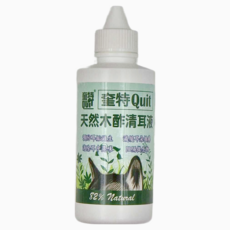 QUiT 奎特 天然木酢清耳液 120ml, 1瓶