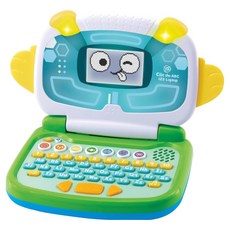 LeapFrog 哈囉小筆電 (us版), 互動學習電腦玩具，字母數字啟蒙，適合3歲以上兒童, 混和顏色, 1個