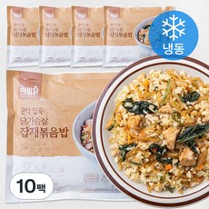 아임웰 곤약잡곡 닭가슴살 잡채볶음밥 (냉동), 200g, 10팩