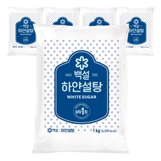 CJ BEKSUL 白雪 白砂糖, 1kg, 5個