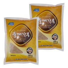 청은에프엔비 들깨가루, 200g, 2개