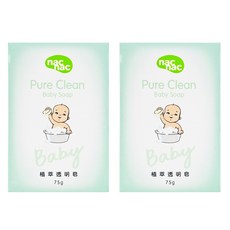nac nac 植萃透明皂, 75g, 2個