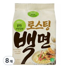 풀무원 자연건면 백면 406g, 8개