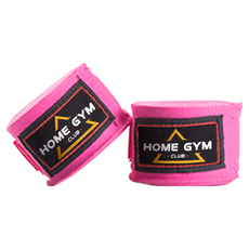 三次方 home gym尼龍拳擊手綁帶 3m 粉紅色 拳擊護具 運動保護, 1組