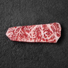 본앤브레드 한우 1++등급(9) 채끝 스테이크용 (냉장), 200g, 1팩