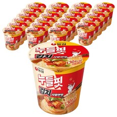 누들핏 김치사발면맛 37.5g, 24개