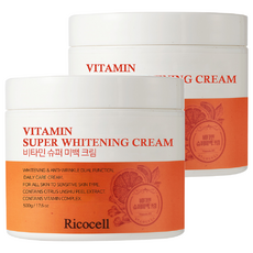 Ricocell 維他命超級亮白霜, 500g, 2個