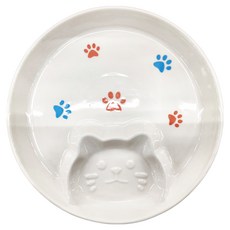 貓咪水餃盤（貓爪款）1入，直徑22*高2.8cm, 1個