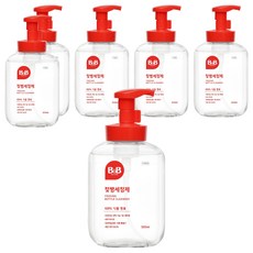 비앤비 젖병세정제 거품형 리뉴얼, 550ml, 6개