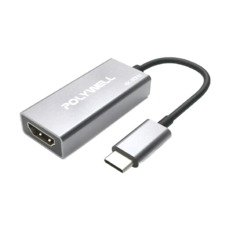 POLYWELL 寶利威爾 4K 60Hz Type-C轉HDMI 轉接線, 1條