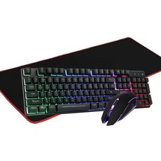 G-tractor 遊戲鍵盤和鼠標墊套裝, GMK-220, 混色