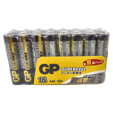 GP Batteries 超霸 16顆 AAA 4號 超高性能碳鋅電池, 1組