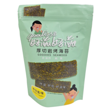 goodies 好滋好滋 厚切岩烤海苔 - 椒鹽風味, 非油炸 | 純素, 45g, 1包