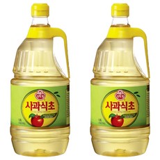 오뚜기 사과식초, 1.8L, 2개 1.8L, 2개